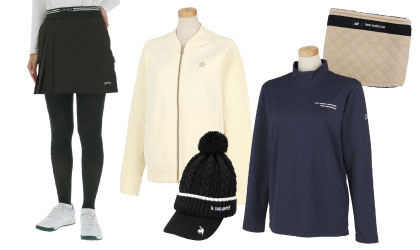 ゴルフウェア 冬のゴルフコーデ