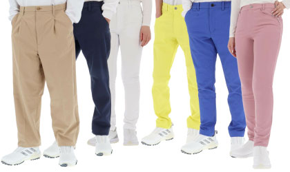 ゴルフパンツ 状況に応じたデザイン