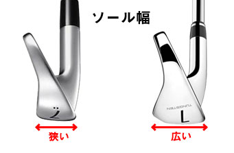 ソールの幅