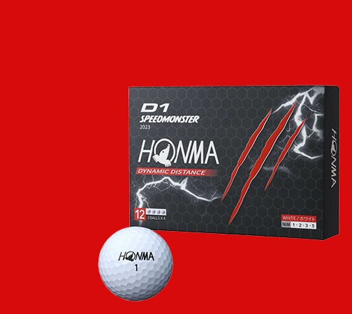 本間ゴルフ(HONMA GOLF)D1 SPEEDMONSTER スピードモンスター 2023年モデル ゴルフボール