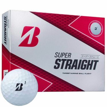 ブリヂストン SUPER STRAIGHT スーパーストレート ゴルフボール 2019年モデル　1ダース（12球入り） 商品詳細2