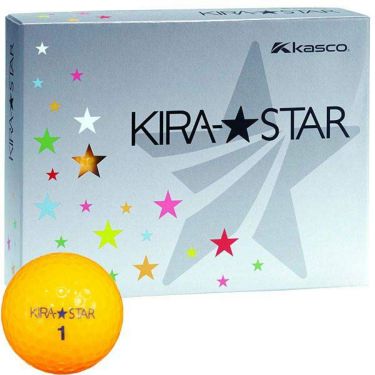 キャスコ Kira Star キラスター2 ゴルフボール 1ダース 12球入り イエロー 公式 有賀園ゴルフオンラインago