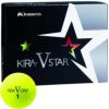 キャスコ　KIRA STAR V キラスターV ゴルフボール　1ダース（12球入り）　イエロー イエロー