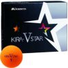 キャスコ　KIRA STAR V キラスターV ゴルフボール　1ダース（12球入り）　オレンジ オレンジ