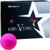 キャスコ　KIRA STAR V キラスターV ゴルフボール　1ダース（12球入り）　ピンク ピンク