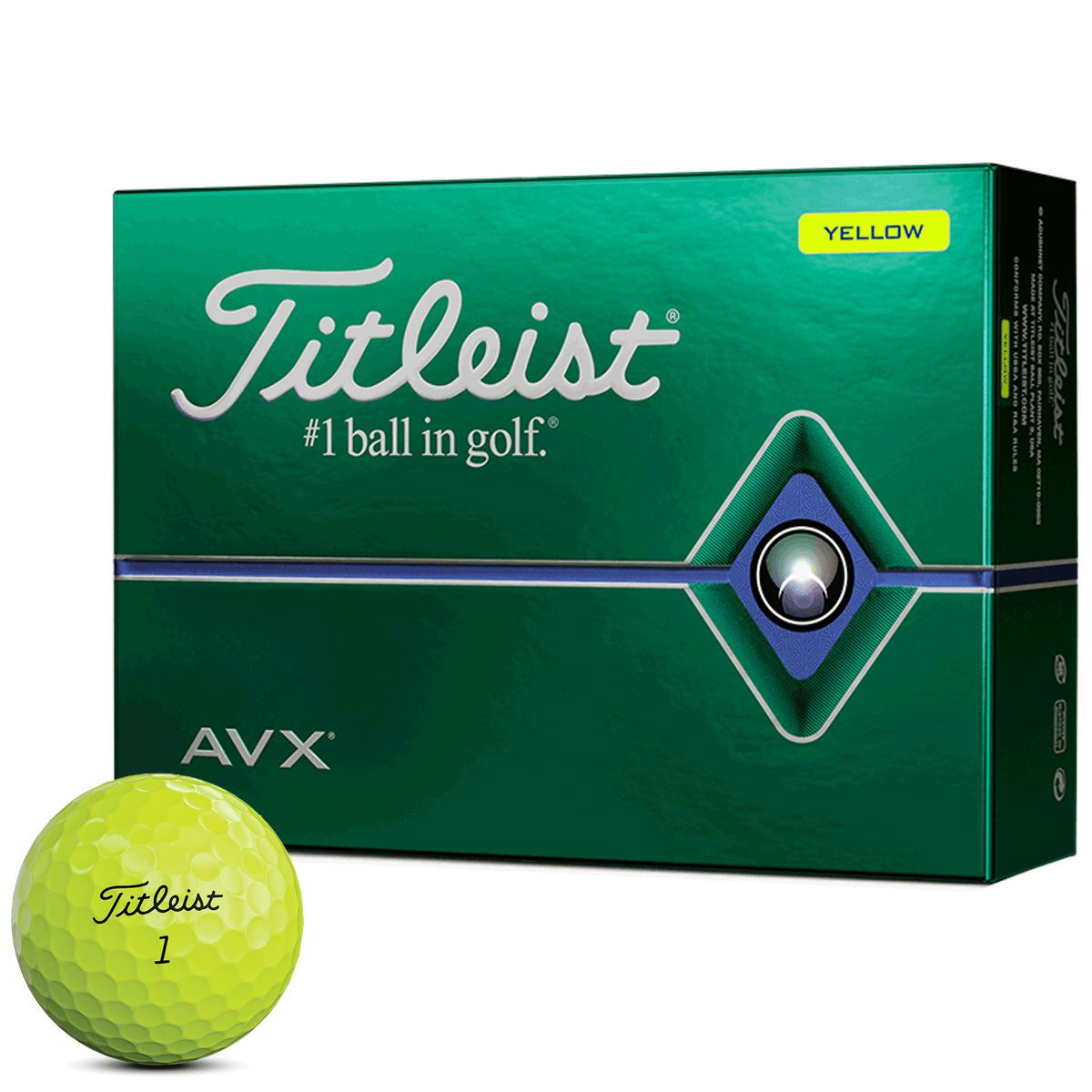 カタログギフトも！ イエロー AVX Titleist 2ダース(24球) ボール AVX 2022年モデル タイトリスト - ゴルフボール -  www.comisariatolosandes.com