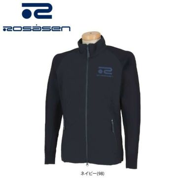 ロサーセン Rosasen　メンズ ダブルジャガード 生地切替 長袖 フルジップ ブルゾン 044-52212　2020年モデル