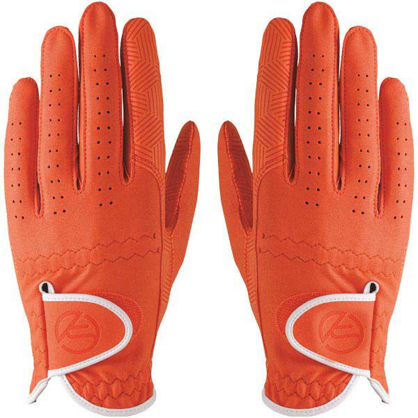 キャスコ　Palette パレット　両手用 レディース ゴルフグローブ SF-2014LW 402 オレンジ　2020年モデル オレンジ