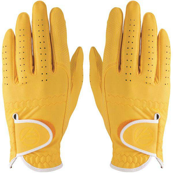 キャスコ　Palette パレット　両手用 レディース ゴルフグローブ SF-2014LW 401 イエロー　2020年モデル イエロー