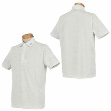ヨネックス YONEX　メンズ 総柄プリント ロゴ刺繍 半袖 ポロシャツ GWS1149　2020年モデル