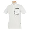 オロビアンコ Orobianco　メンズ ロゴプリント 半袖 ポロシャツ 45575-155　2020年モデル ホワイト（01）