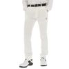 ルコック Le coq sportif　メンズ メランジ調 ドビーストレッチ テーパード ロングパンツ QGMQJD04　2020年モデル [裾上げ対応1●] ホワイト（WH00）