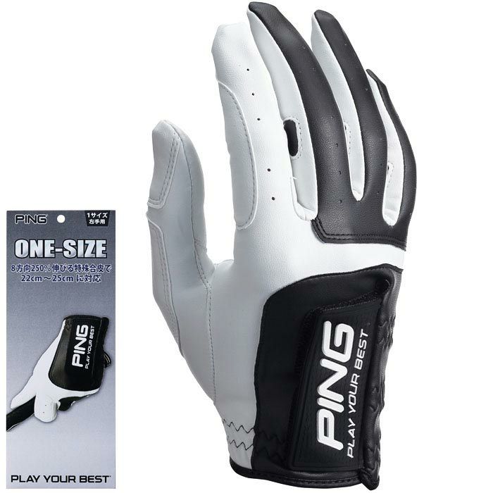 ピン PING メンズ ワンサイズ ゴルフグローブ 右手用 GL-P203RH White/Black 2020年モデル | 【公式】有賀園ゴルフ オンラインAGO