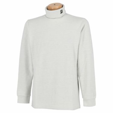 ブリヂストンゴルフ TOUR B メンズ 起毛生地 ロゴ刺繍 長袖 タートルネックシャツ SGM30F　2020年モデル オフホワイト（OW）