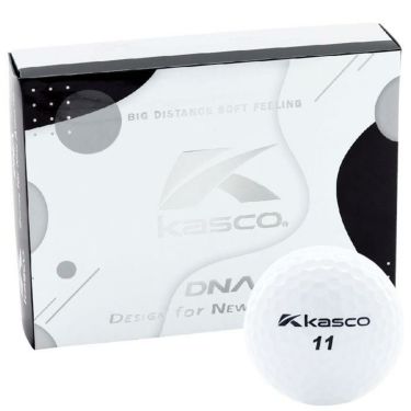 キャスコ DNA ディーエヌエー ゴルフボール 1ダース（12球入り） ホワイト　2021年モデル ホワイト