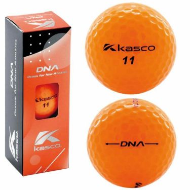 キャスコ DNA ディーエヌエー ゴルフボール 1ダース（12球入り） オレンジ　2021年モデル 詳細1