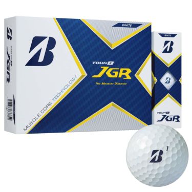 オウンネーム専用　ブリヂストン TOUR B JGR 2021年モデル　ゴルフボール 1ダース（12球入り）　ホワイト