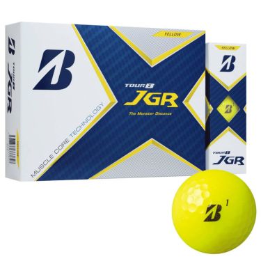 オウンネーム専用　ブリヂストン TOUR B JGR 2021年モデル　ゴルフボール 1ダース（12球入り）　イエロー