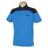 タイトリスト Titleist　メンズ ロゴ刺繍 配色切替 半袖 ポロシャツ TSMC2008　2020年モデル ブルー（BL）