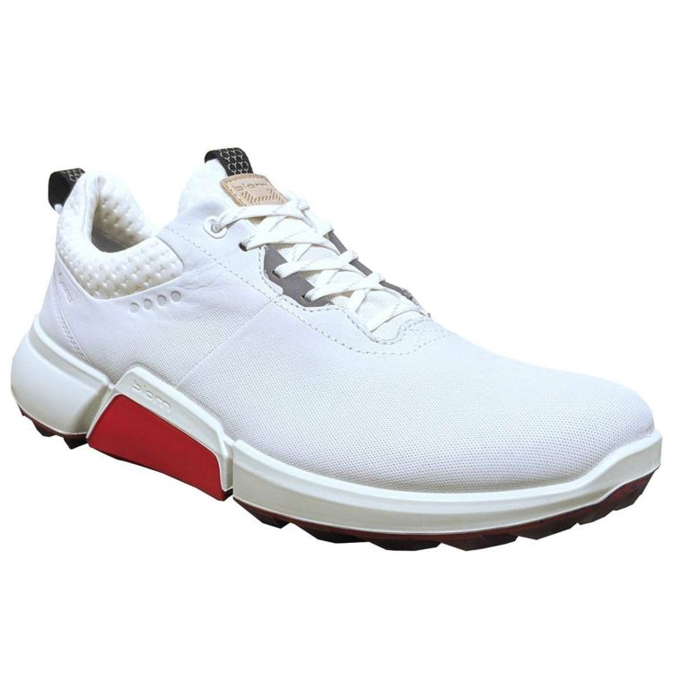 ecco エコー M GOLF BIOM H4 バイオム ハイブリッド4 メンズ スパイクレス ゴルフシューズ 108204 01007 WHITE  【公式】有賀園ゴルフオンラインAGO