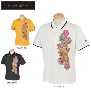 Ficce golf S ピンク ダマスクス柄