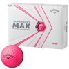 キャロウェイ　SUPERSOFT MAX スーパーソフト マックス 2021年モデル　ゴルフボール　1ダース（12球入り） ピンク