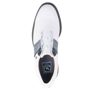 フットジョイ FootJoy　ドライジョイズ プレミア パッカード ボア 2021年モデル　メンズ ゴルフシューズ 53944 ホワイト/グレー/ブラック 詳細4