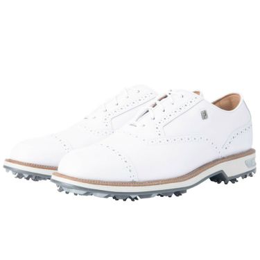 フットジョイ FootJoy　ドライジョイズ プレミア ターロウ レース 2021年モデル　メンズ ゴルフシューズ 53927 ホワイト/ホワイト ホワイト/ホワイト（53927）