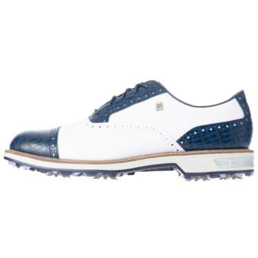 フットジョイ FootJoy　ドライジョイズ プレミア ターロウ レース 2021年モデル　メンズ ゴルフシューズ 53929 ホワイト/ネイビー 詳細3