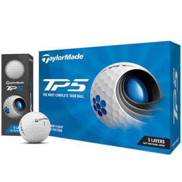 テーラーメイド　TP5 ゴルフボール 2021年モデル　1ダース（12球入り）　ホワイト