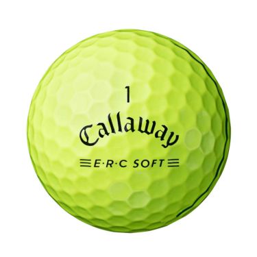 キャロウェイ E・R・C ソフト ゴルフボール 2021年モデル　イエロー　1ダース（12球入り）　詳細1