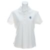 アドミラル Admiral　レディース ランパント刺繍 タイル柄 エンボスプリント 半袖 ポロシャツ ADLA145　2021年モデル ホワイト（00）
