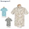 マンシングウェア Munsingwear　メンズ 総柄プリント 半袖 ポロシャツ MEMRJA04　2021年モデル