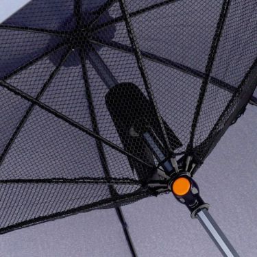 雨天兼用 扇風機付き傘 700903 NV ネイビー 詳細2