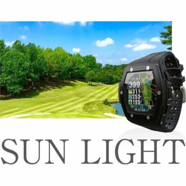 ショットナビ　Shot Navi Crest クレスト　腕時計型GPSゴルフナビ　ブラック 詳細1