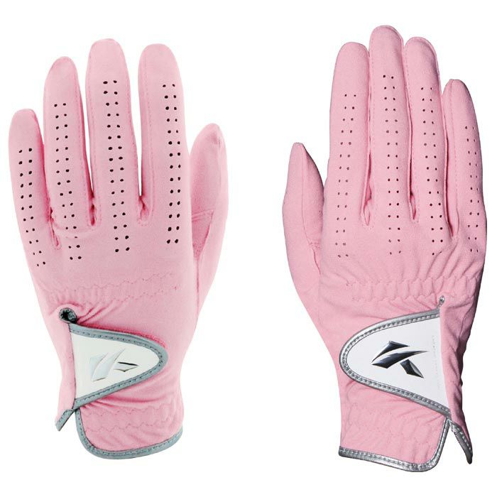 キャスコ　DNA SUEDE スエード 両手用　レディース ゴルフグローブ SF-2010LW PK ピンク　2021年モデル ピンク（PK）