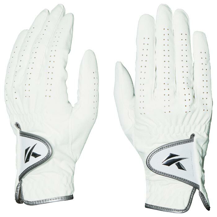 キャスコ　DNA SUEDE スエード 両手用　レディース ゴルフグローブ SF-2010LW WH ホワイト　2021年モデル ホワイト（WH）
