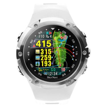 ショットナビ　Shot Navi W1 Evolve エボルブ　腕時計型 GPSゴルフナビ　ホワイト　詳細1