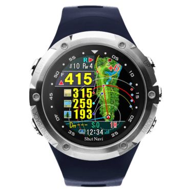 ショットナビ　Shot Navi W1 Evolve エボルブ　腕時計型 GPSゴルフナビ　ネイビー　詳細1