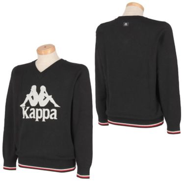 カッパ Kappa　メンズ ビッグロゴ 長袖 Vネック セーター KGA52SW04　2020年モデル 詳細3