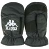 カッパ Kappa　ユニセックス ロゴプリント 千鳥格子柄 両手用 ミトン KGA58GL21 BK2 ブラック2　2020年モデル ブラック2（BK2）