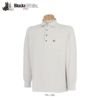 ブラック＆ホワイト Black＆White　メンズ ロゴ刺繍 ポケット付き 長袖 ホリゾンタルカラー ポロシャツ BGF9310XI　2020年モデル