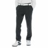 ブラック＆ホワイト Black＆White　メンズ ウール混 ワンタック ストレッチ ロングパンツ BGF5100EE　2020年モデル [裾上げ対応1] チャコールグレー（25）