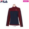 フィラ FILA　レディース ロゴジャガード 配色切替 長袖 ハイネック セーター 790-703　2020年モデル