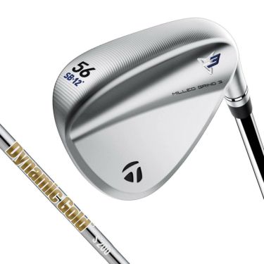 テーラーメイド　ミルドグラインド3 サテンロウクローム　ウェッジ　ダイナミックゴールド スチールシャフト　2021年モデル
