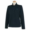 マンシングウェア Munsingwear　レディース ストレッチ ロゴ刺繍 長袖 ポロシャツ MLWQGB05　2020年モデル ネイビー（NV00）
