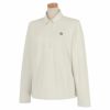 マンシングウェア Munsingwear　レディース ストレッチ ロゴ刺繍 長袖 ポロシャツ MLWQGB05　2020年モデル ホワイト（WH00）