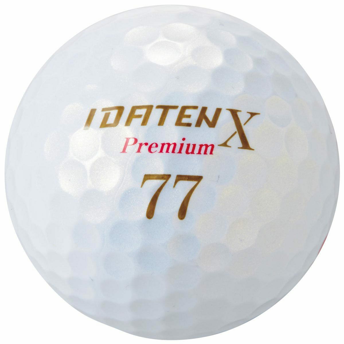 イダテン 韋駄天X IDATEN X プレミアム　超高反発ゴルフボール　1ダース（12球入り） パールホワイト