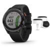 Garmin ガーミン　アプローチ S62　010-02200 ブラック　CT10 3センサーパック バンドル　Suica対応　血中酸素トラッキング機能対応　2020年モデル Black
