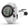 Garmin ガーミン　アプローチ S62　010-02200 ホワイト　CT10 3センサーパック バンドル　Suica対応　血中酸素トラッキング機能対応　2020年モデル White